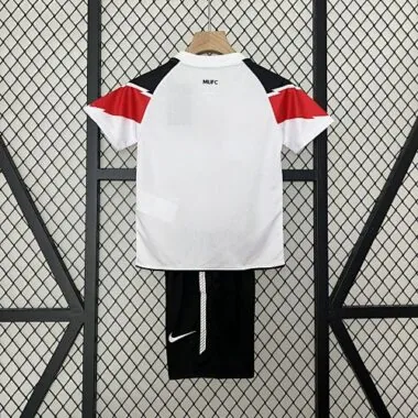 10-11 Manchester United Away Champions League Retro Kid Kits Youth Apparels