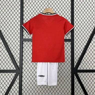 00-01 Manchester United Home Retro Kid Kits Youth Apparels