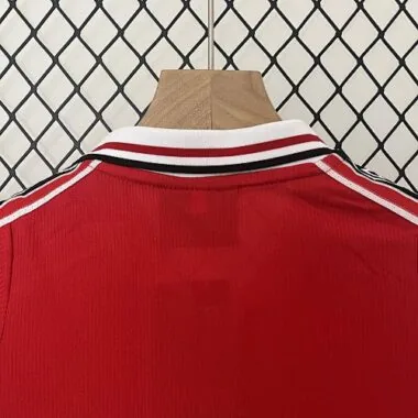 98-99 Manchester United Home Retro Kid Kits Children Sets