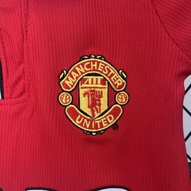 98-99 Manchester United Home Retro Kid Kits Children Sets