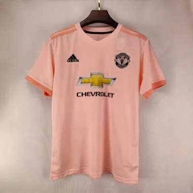 18-19 Manchester United Away Pink Retro Kit