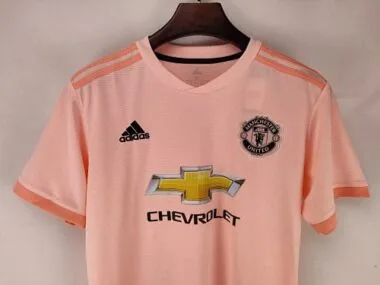 18-19 Manchester United Away Pink Retro Kit
