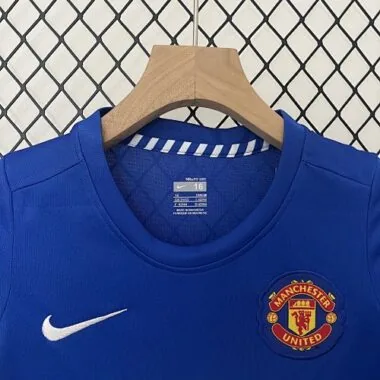 08-09 Manchester United Third Retro Kid Kits Children Sets