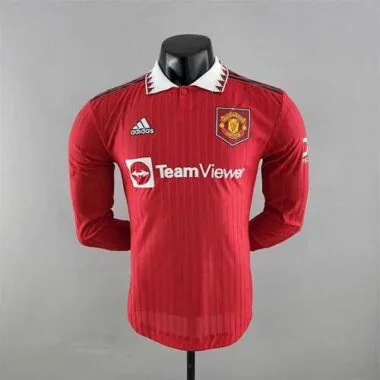 2022/23 Manchester United home long sleeve 3