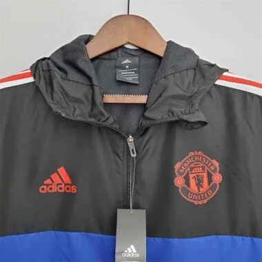 22-23 Manchester United blackblue windbreaker