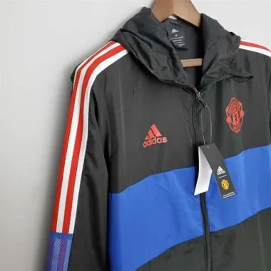 22-23 Manchester United blackblue windbreaker