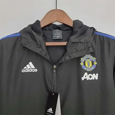 22-23 Manchester United zwarte windjack