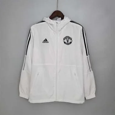 2021/22 Manchester United White Windbreaker