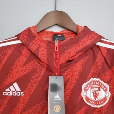 21-22 Manchester United red windbreaker