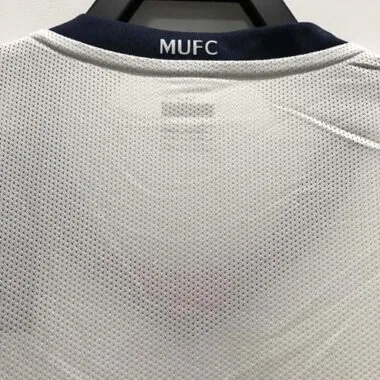 08-09 Manchester United away white UCL final long sleeve