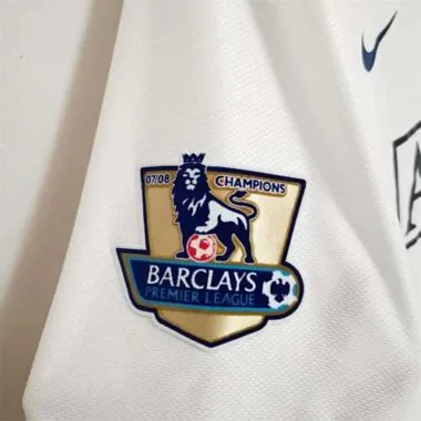 08-09 Manchester United away white UCL final long sleeve