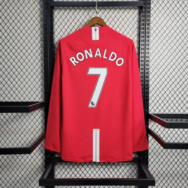 07-08 Manchester United home Long Sleeve