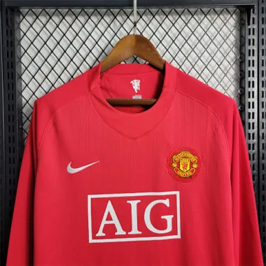 07-08 Manchester United home Long Sleeve