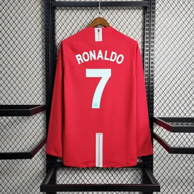 07-08 Manchester United home Long Sleeve