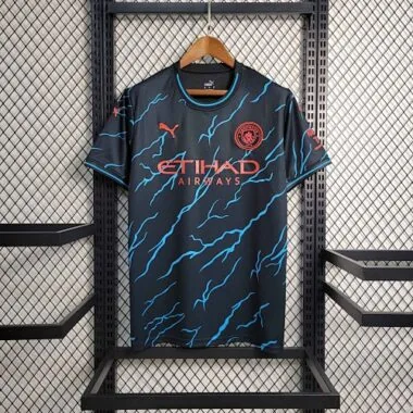 23-24 Manchester City Third away size S-4XL Soccer Jerseys