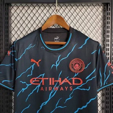 23-24 Manchester City Third away size S-4XL Soccer Jerseys