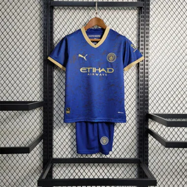 2023/24 Manchester City Blue Special Edition kids kit