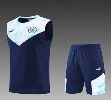 2022/23 Manchester City vest training suit kit Royal Blue