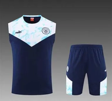 2022/23 Manchester City vest training suit kit Royal Blue