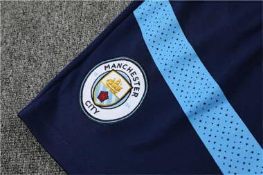 22-23 Manchester City Training Kit Blue