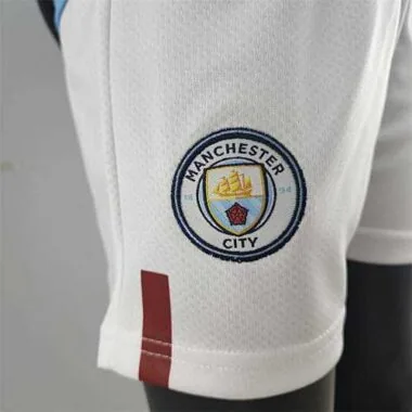 22-23 Manchester City home kids kit
