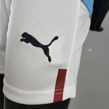 22-23 Manchester City home kids kit