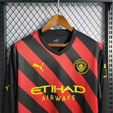 22-23 Manchester City away long sleeves
