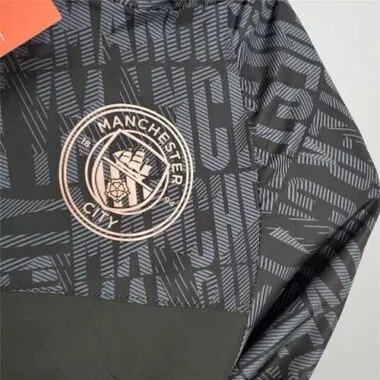 21-22 Manchester City Black Windbreaker