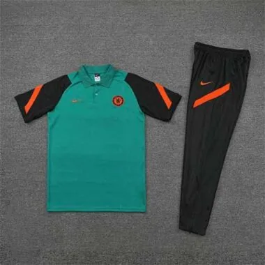 Polo Chelsea green orange webbing