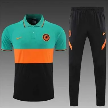 Polo Chelsea green and orange