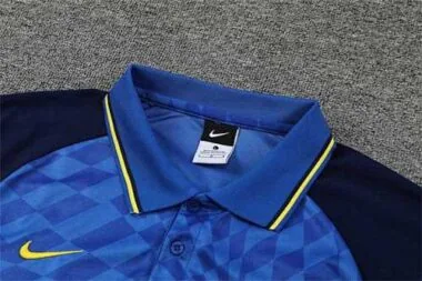 Polo Chelsea blue print