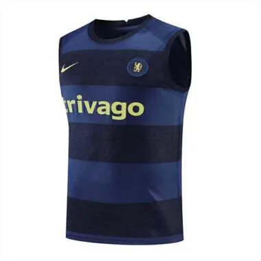 22-23 Chelsea vest training suit kit royal blue