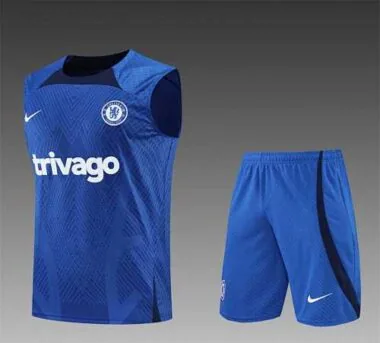 2022/23 Chelsea vest training suit kit Diamond Blue