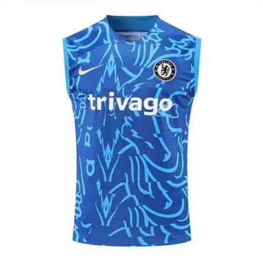 22-23 Chelsea vest training suit kit Blue Camo