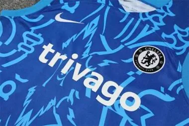 22-23 Chelsea vest training suit kit Blue Camo