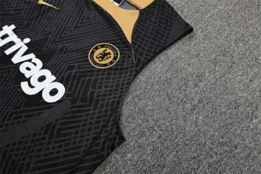 22-23 Chelsea vest training suit kit Black