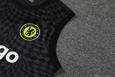 22-23 Chelsea vest training kit kit black stripe