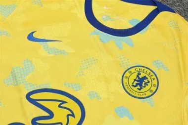 22-23 Chelsea Training Suit Short Sleeve Kit Yellow