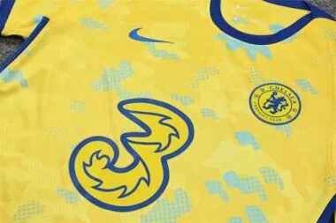 22-23 Chelsea Training Suit Short Sleeve Kit Yellow