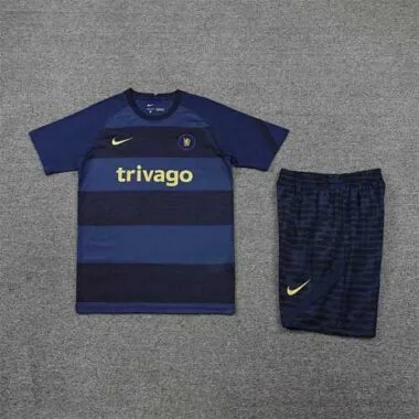 22-23 Chelsea trainingspak met korte mouwen, saffierblauw