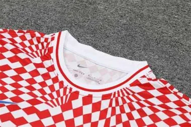 22-23 Chelsea Training Suit Short Sleeve Kit Red and White