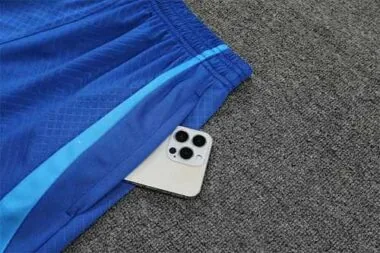 22-23 Chelsea trainingspak met korte mouwen, blauw camouflagepatroon