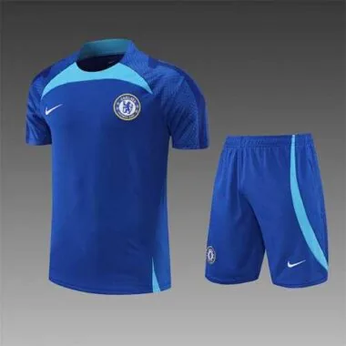 2022/23 Chelsea Training Short Sleeve Kit Blue
