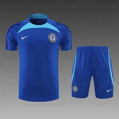 2022/23 Chelsea Training Short Sleeve Kit Blue