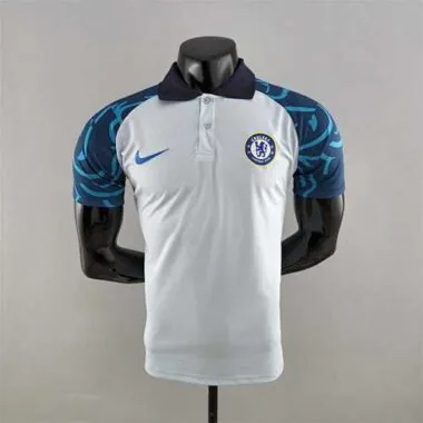2022/23 Chelsea light bluewhite POLO