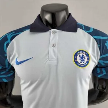 2022/23 Chelsea light bluewhite POLO