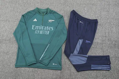 23-24 Arsenal Green Long Sleeve Training Suit Yupoo