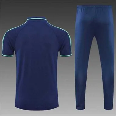 Polo Arsenal sapphire blue with red border