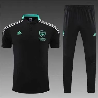Polo Arsenal, zwart, ronde hals