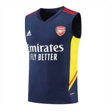 22-23 Arsenal vest training suit kit Royal Blue